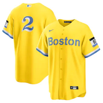 light blue boston red sox city connect replica player jerse